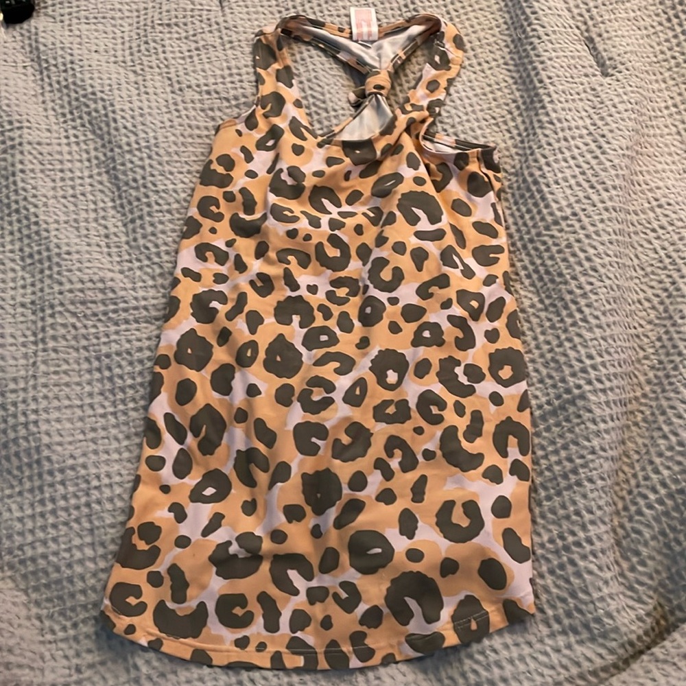 Cat & jack cheetah print tank top dress 4/5